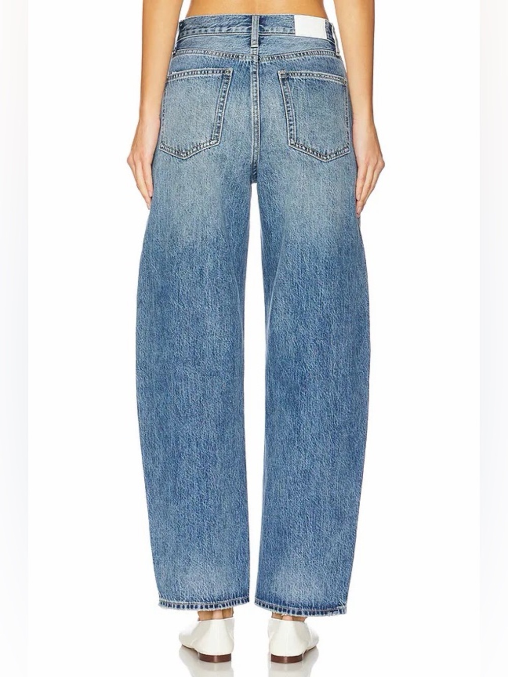Pistola Wes High Rise Barrel Jean Spectacle NWT - Picture 3 of 11